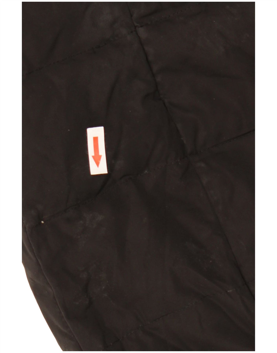 Palton căptușit cu glugă pentru femei Zara UK 18 XL poliester negru