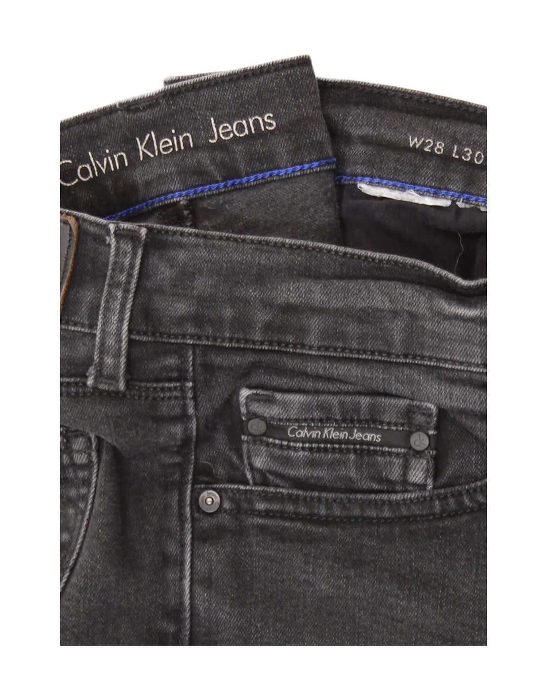 Blugi skinny pentru femei Calvin Klein W28 L30 gri