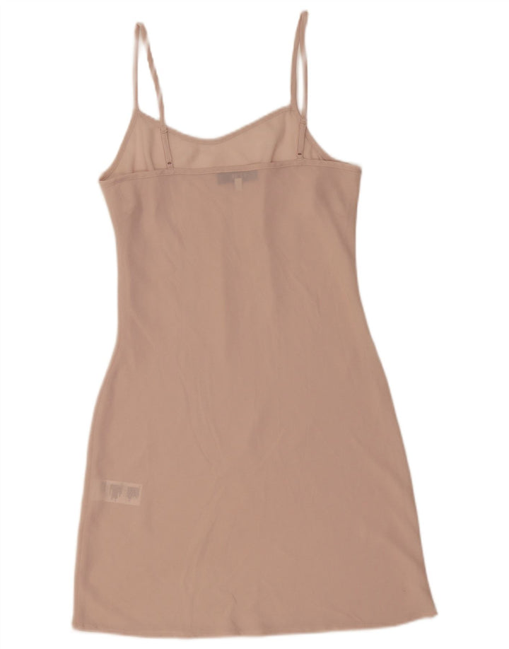 Rochie slip pentru femei Reiss UK 10, poliester roz mic