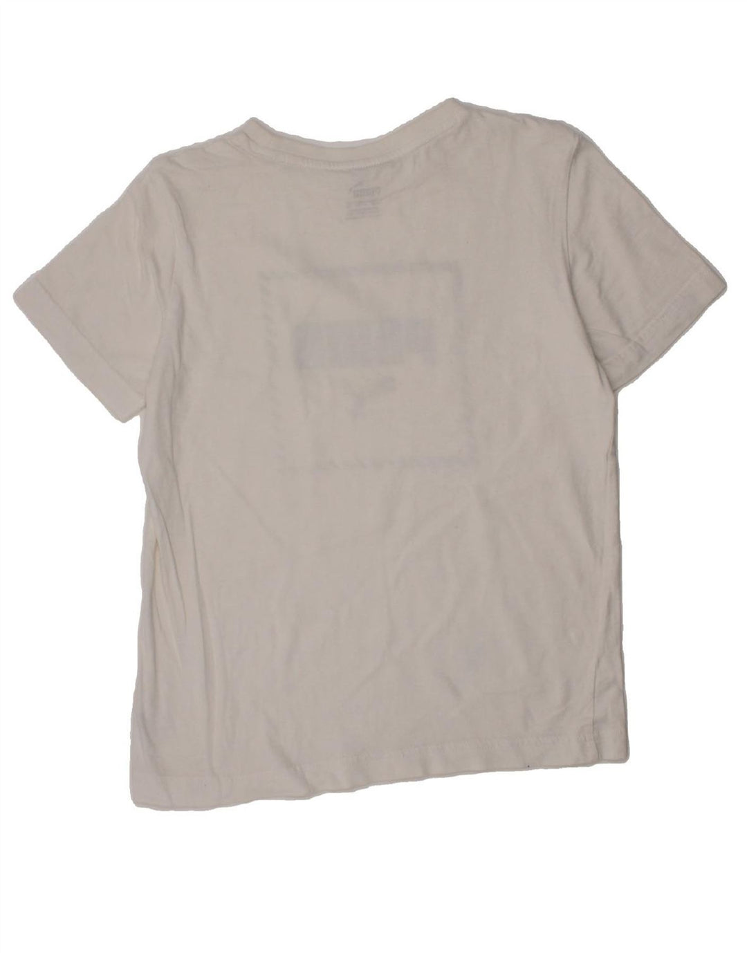 PUMA Boys Graphic T-Shirt Top 11-12 Years White Vintage Puma and Second-Hand Puma from Messina Hembry 