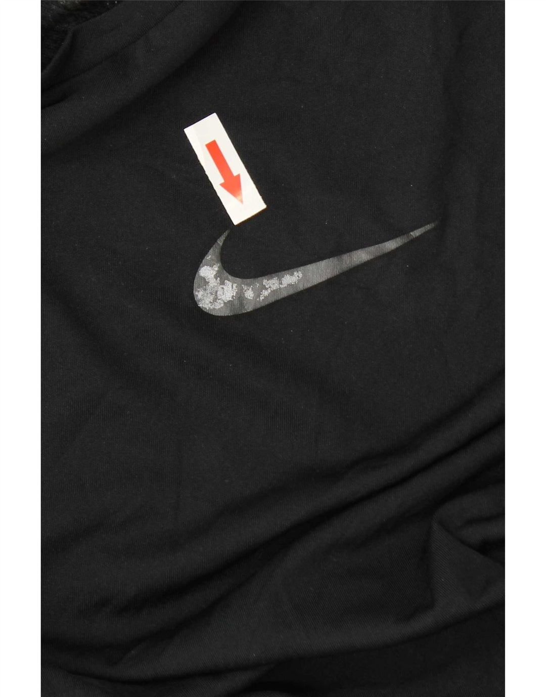 Tricou Nike Dri Fit pentru bărbați Top mare din poliester negru