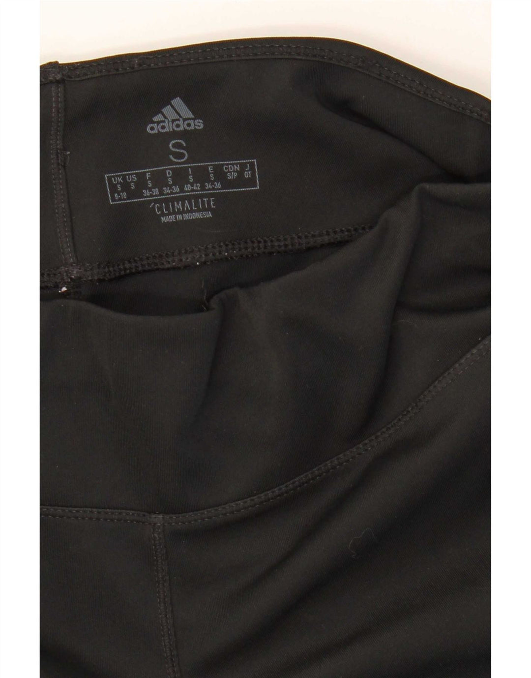 Leggings Adidas Aeroready Capri pentru femei UK 8/10 Poliester negru mic