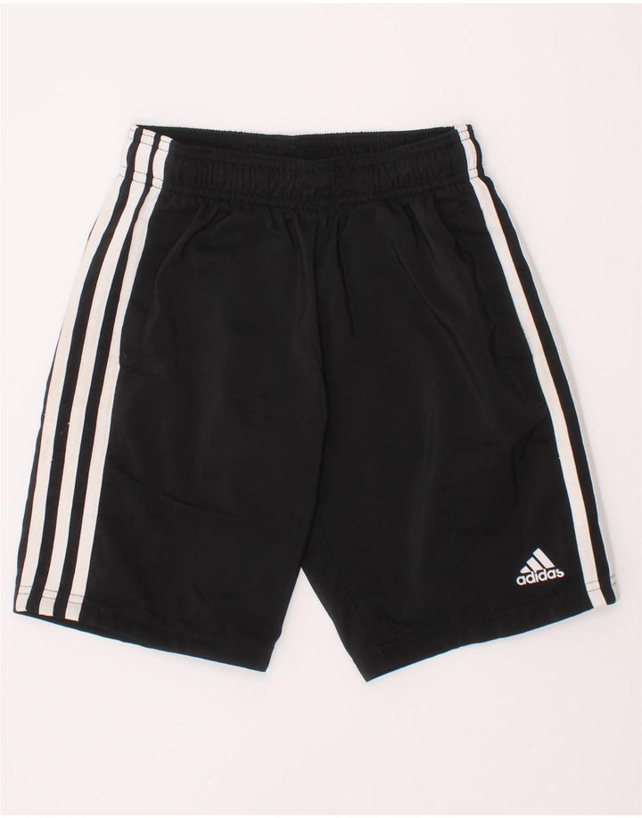 Pantaloni scurți sport pentru băieți ADIDAS 7-8 ani poliester negru
