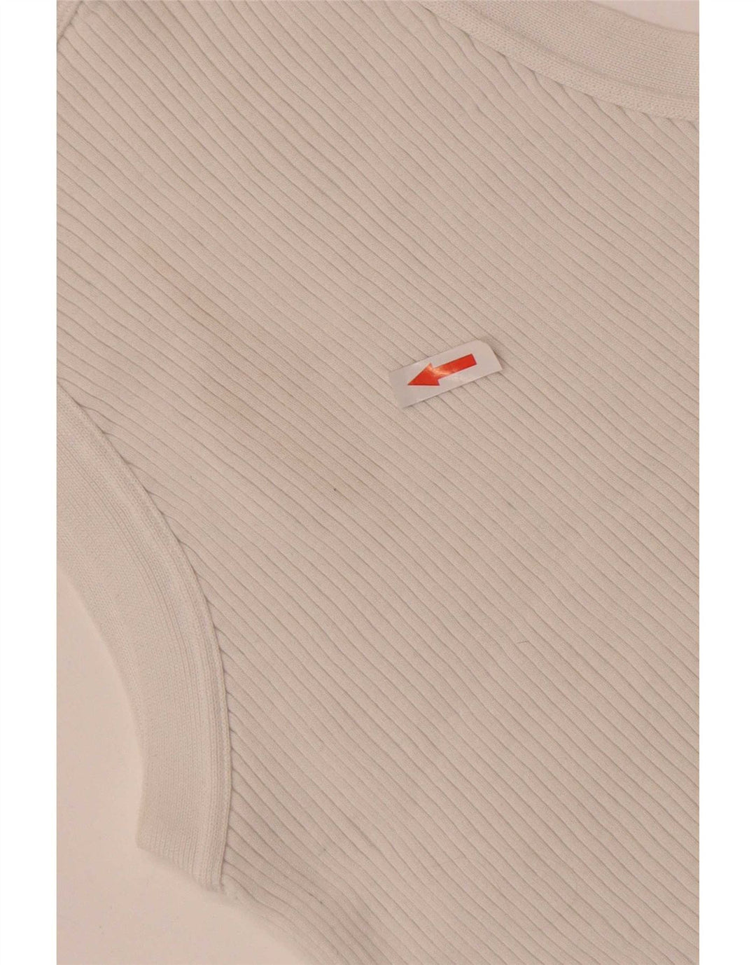 Massimo Dutti Crop Vest Top pentru femei UK 14 Large White