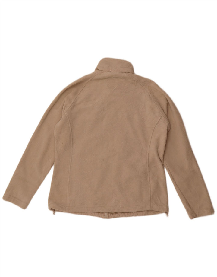 Jachetă fleece pentru femei New Balance UK 16, mare, bej, poliester
