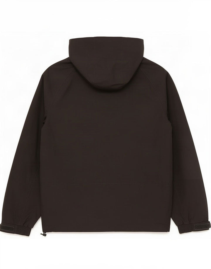Jachetă de ploaie cu glugă pentru bărbați Mountain Warehouse UK 36 Poliester negru mic