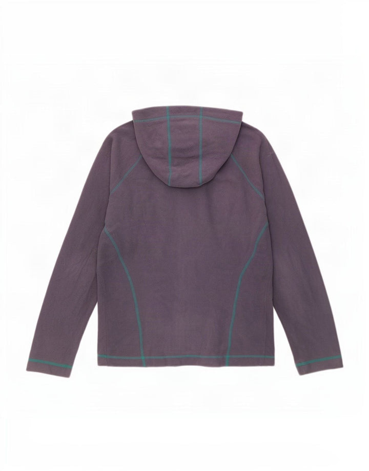 Jachetă polară cu glugă The North Face pentru femei UK 14 Poliester violet mediu