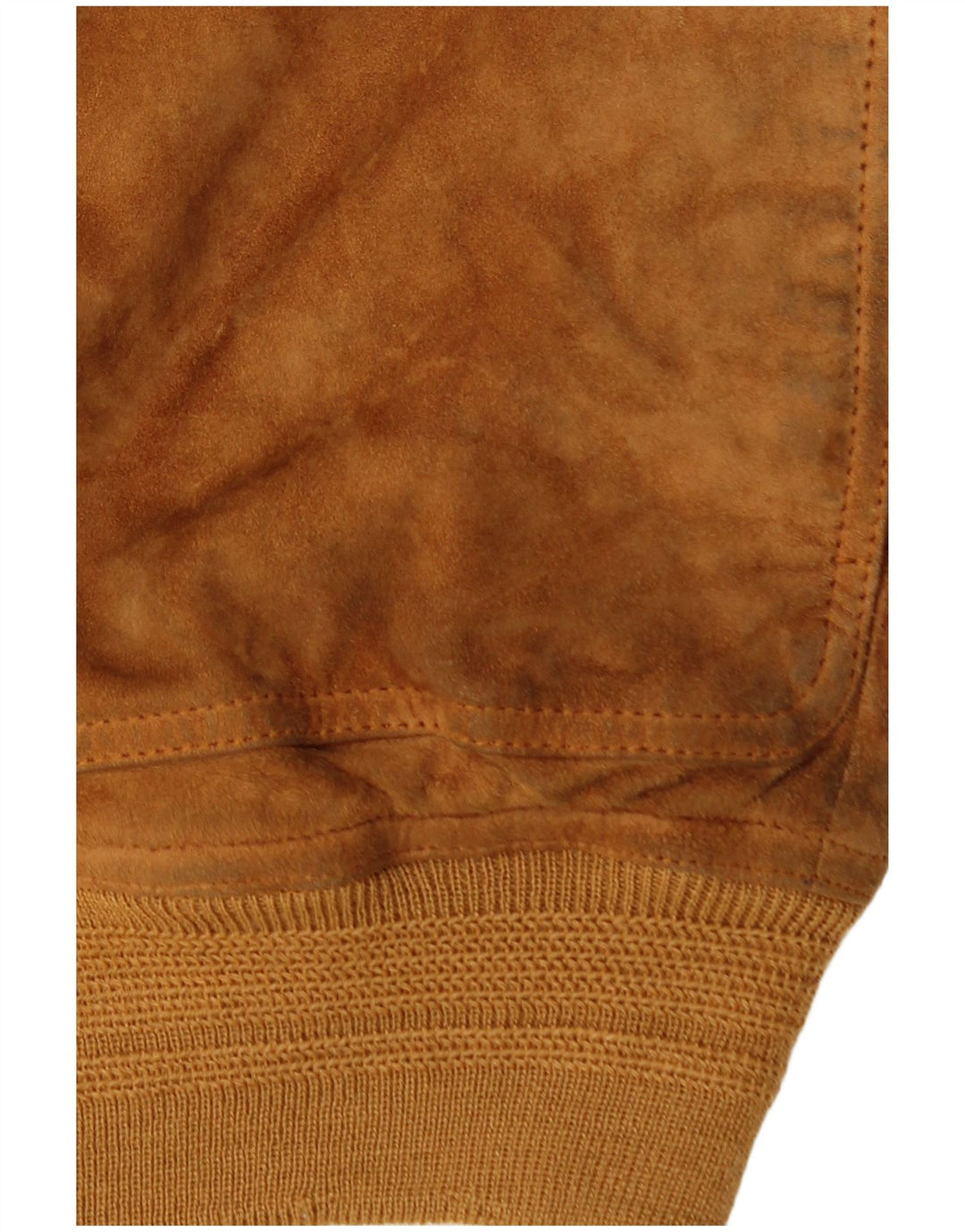 Bomber vintage pentru bărbați din piele intoarsa UK 40 mare maro