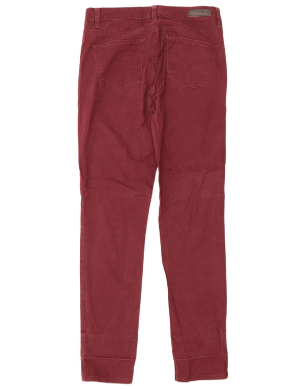 Pantaloni Calvin Klein Ultimate Casual pentru femei US 8 Medium W29 L32 Burgundy