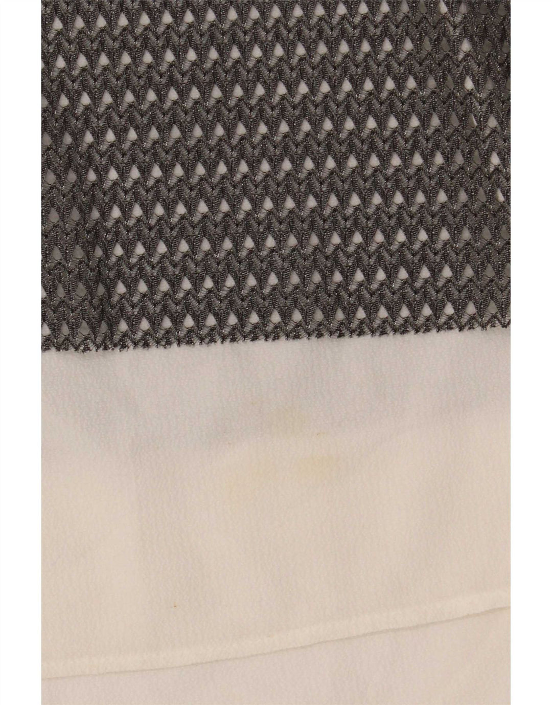 Top transparent fără mâneci pentru femei Zara UK 16, mare, gri, colorblock