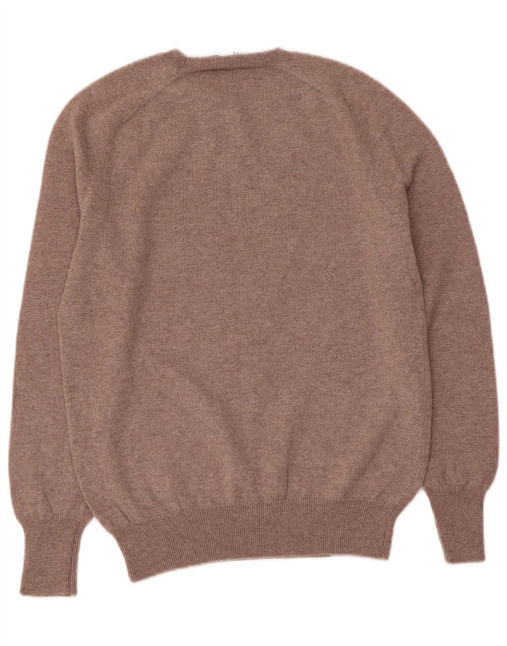Pulover ZARA pentru damă, cu gât turnut, maro mediu, UK 12