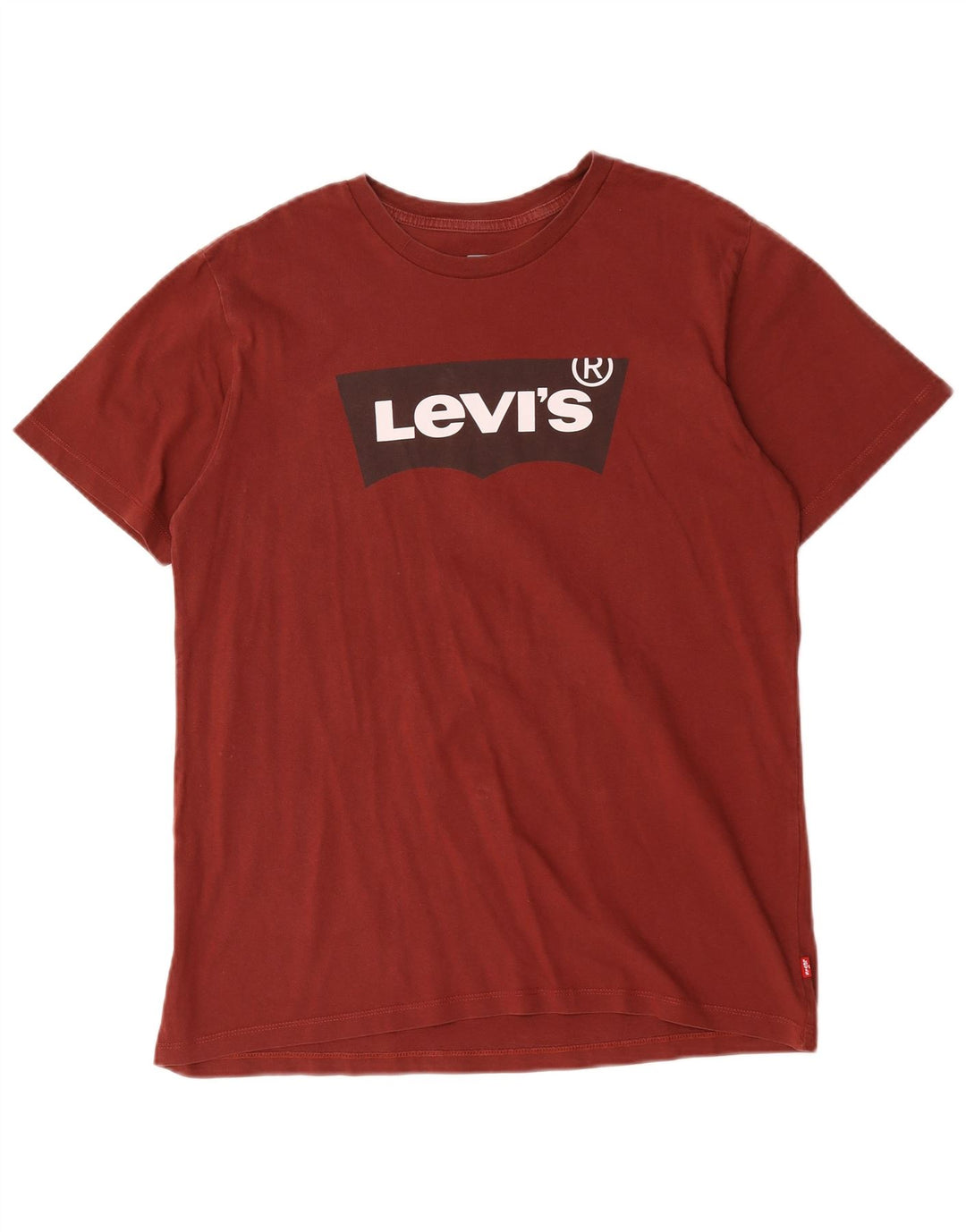 Tricou grafic pentru bărbați Levi's Top Medium Burgundy Bumbac