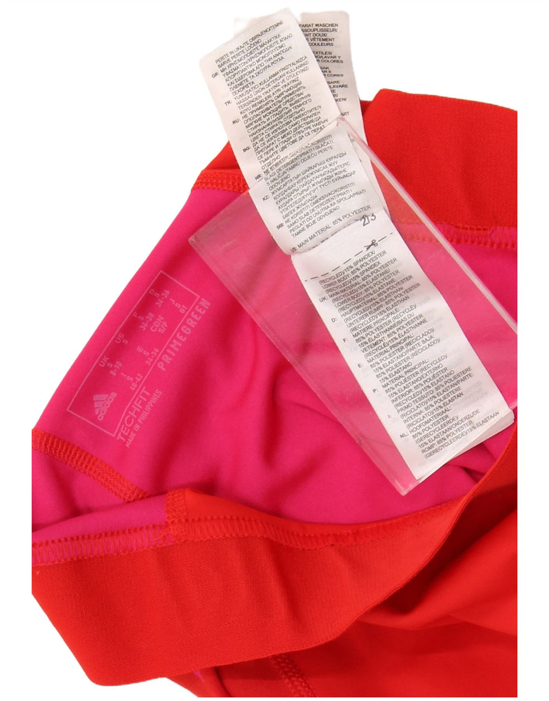 Leggings ADIDAS Tech Fit Graphic pentru femei Marea Britanie 8/10 cu buline roșii mici