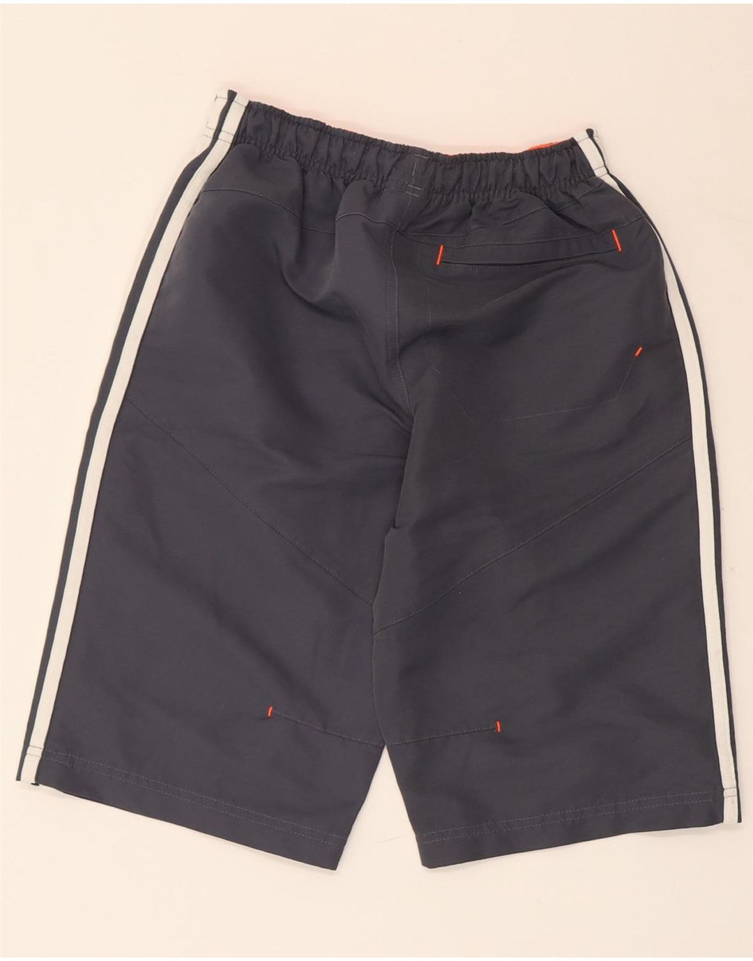 ADIDAS Boys Sport Shorts 13-14 Years  Navy Blue Polyester