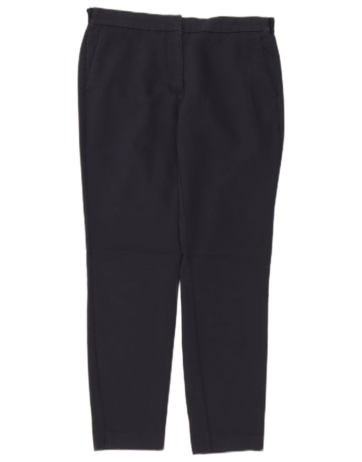 Pantaloni chino slim pentru femei ZARA Mediu L28 L27 Bumbac bleumarin