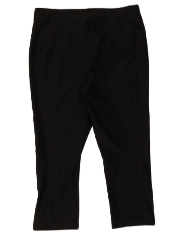 Leggings capri Nike Dri Fit pentru femei UK 14 Poliester mediu negru