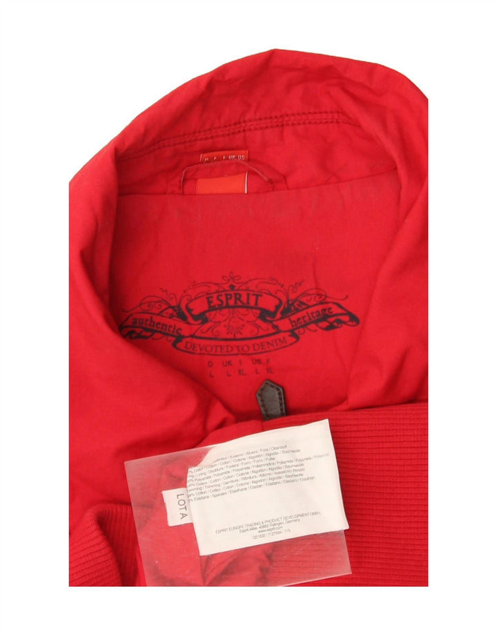 Jachetă militară pentru femei Esprit UK 14, mare, roșu, bumbac