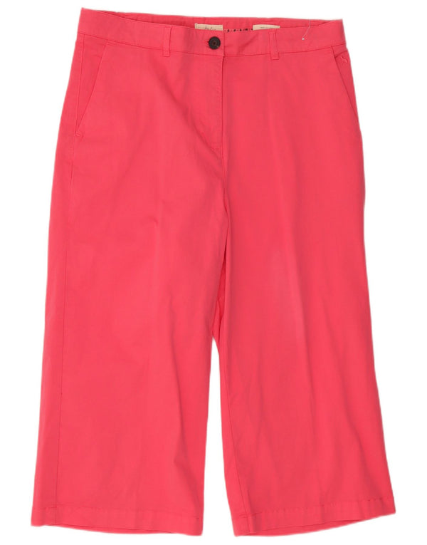 Pantaloni Capri Joules pentru femei UK 16 Large W36 L20 Pink Bumbac