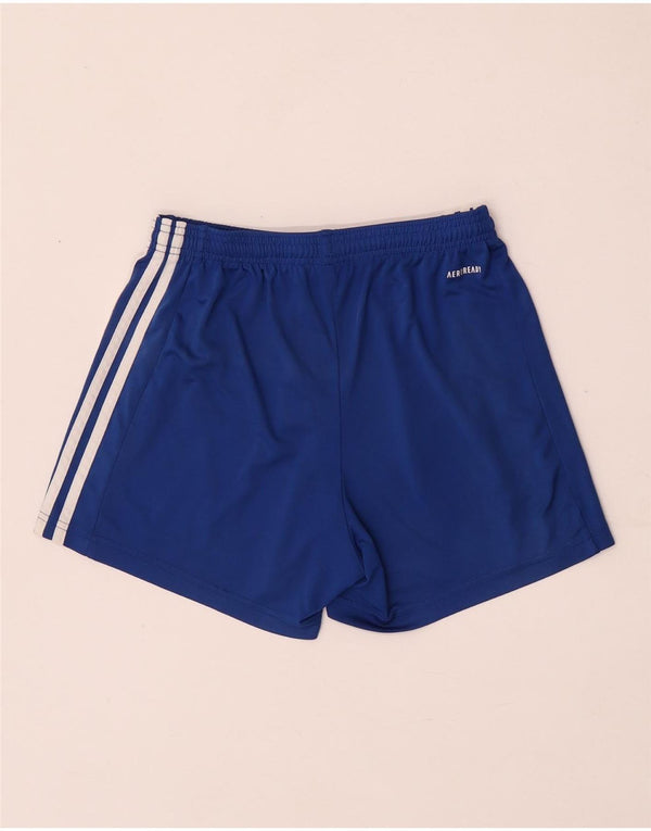 Pantaloni scurți Adidas Aeroready Sport pentru femei UK 8/10 Small Blue Poliester