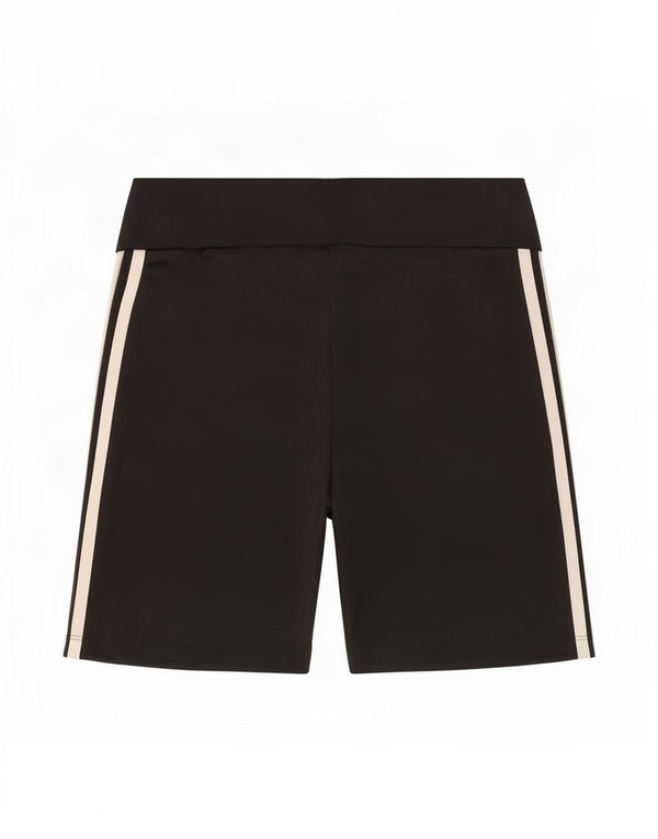 Pantaloni scurți sport Adidas pentru femei UK 10 Small Negru Poliester