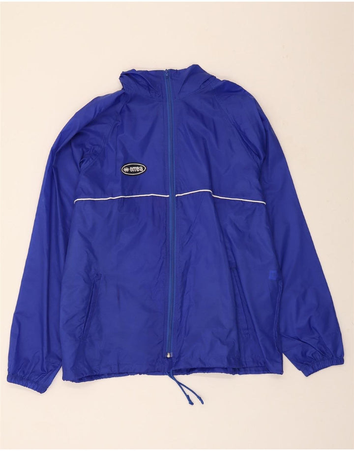 ERREA Mens Rain Jacket UK 44 2XL Blue Polyamide Vintage Errea and Second-Hand Errea from Messina Hembry 