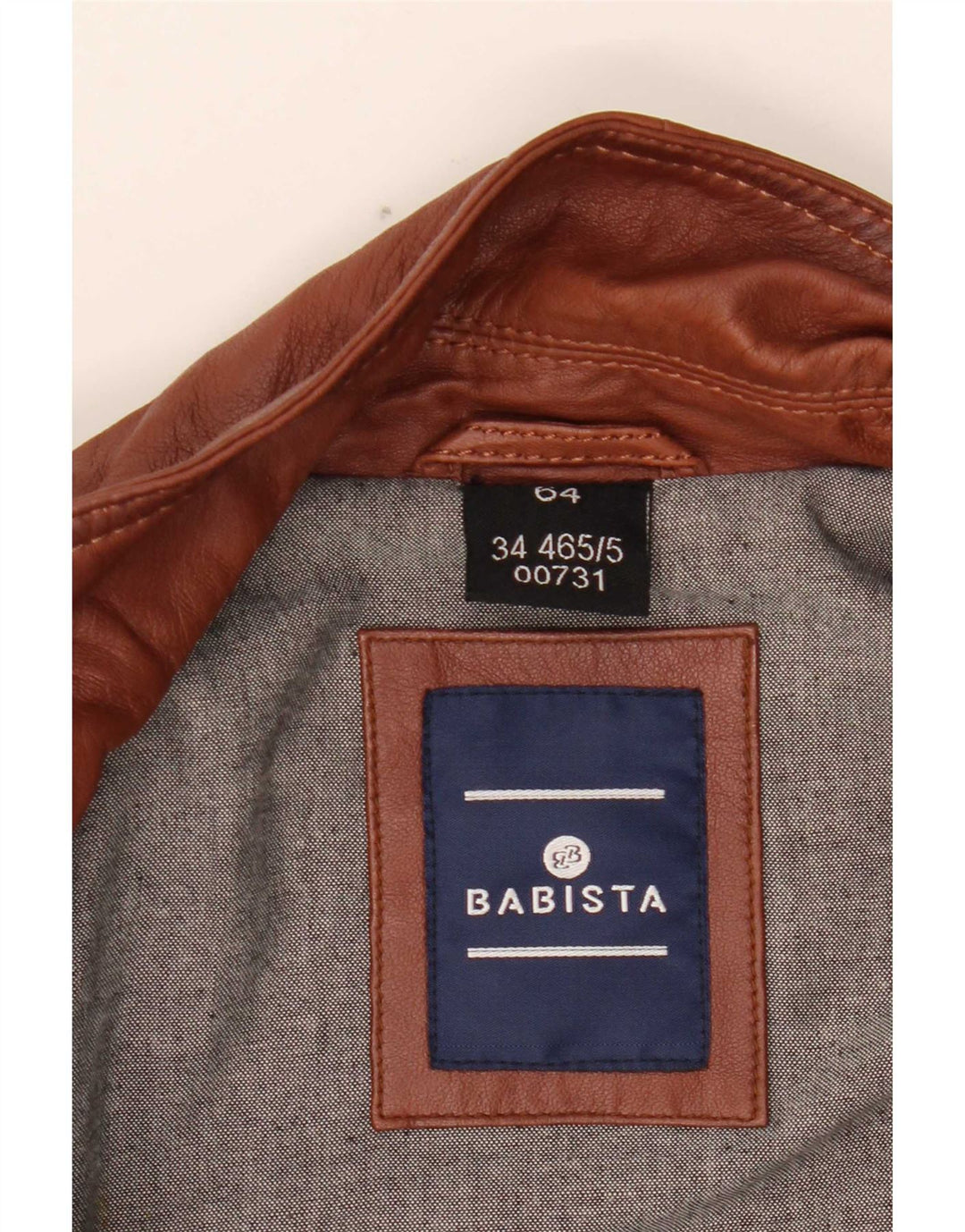 Jachetă din piele pentru bărbați Babista EU 64 7XL din piele maro