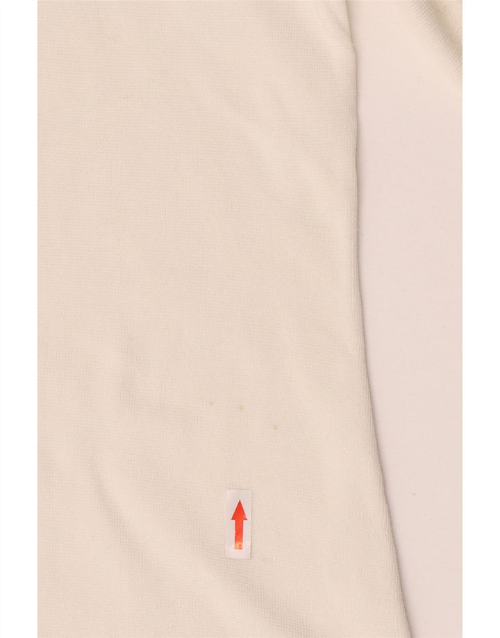 Cos Top pentru femei cu mânecă lungă UK 14 Medium White Bumbac