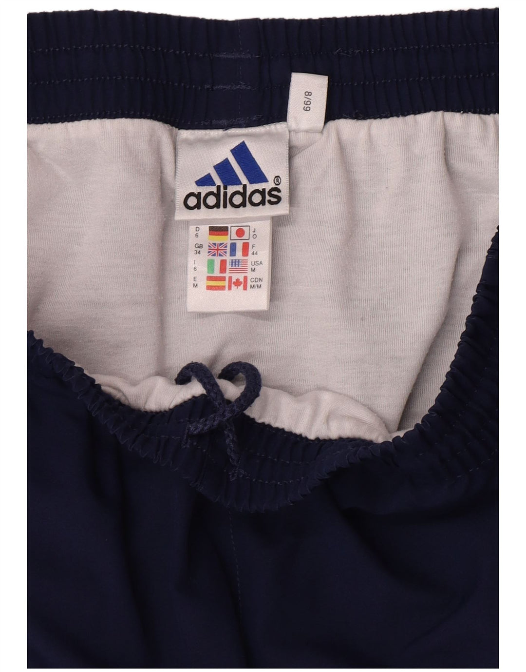 Pantaloni scurți sport Adidas pentru bărbați, medii, bleumarin, poliester color bloc