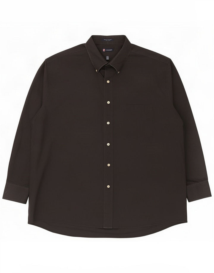 Chaps Cămașă pentru bărbați Regular Fit 2XL, bumbac negru