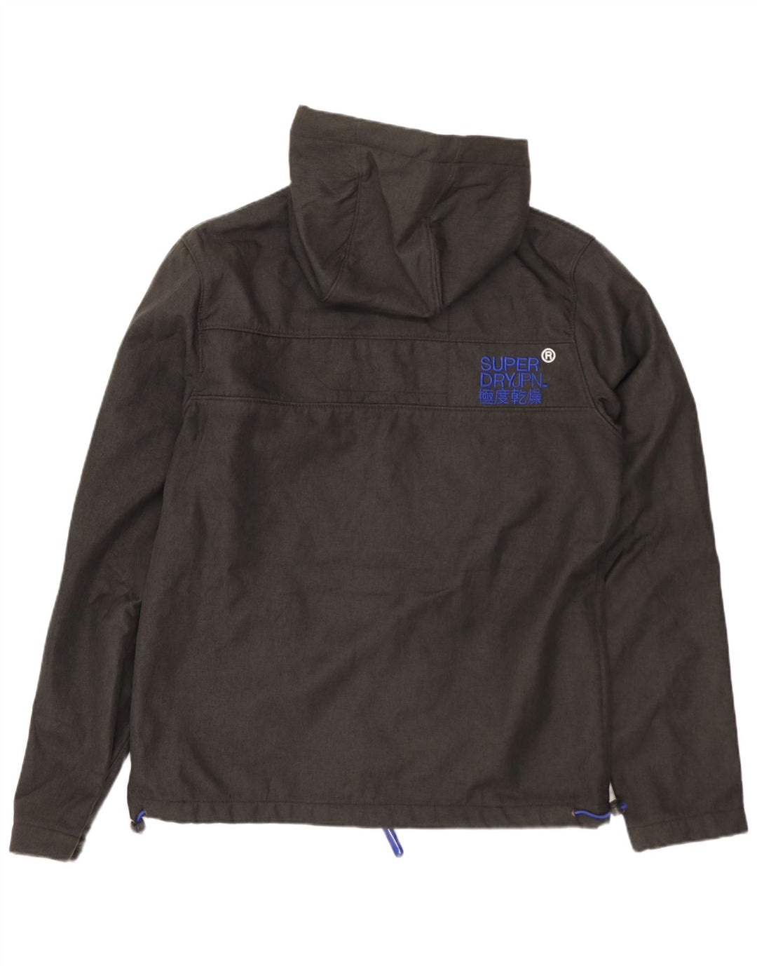 Jachetă Windtrekker cu glugă pentru bărbați SUPERDRY UK 38, gri mediu