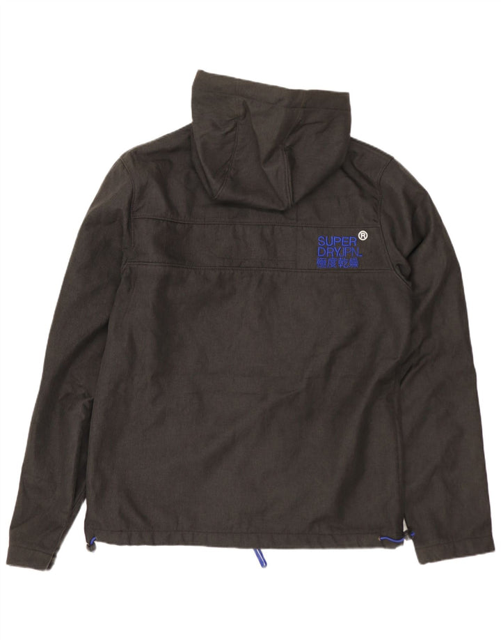 Jachetă Windtrekker cu glugă pentru bărbați SUPERDRY UK 38, gri mediu