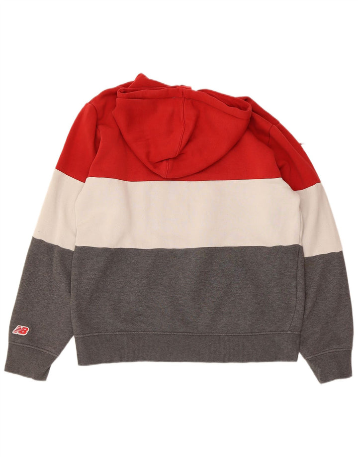 Pulover cu glugă cu grafic pentru bărbați NEW BALANCE, mare, multicolor