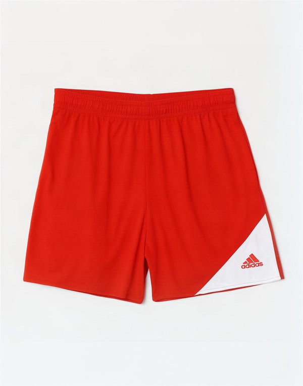 Pantaloni scurți sport Adidas Climalite pentru bărbați, 2XL, roșu, poliester color bloc