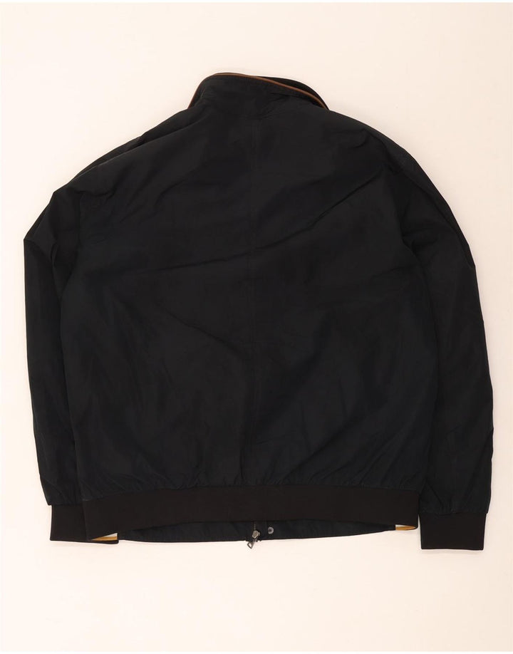 Marks & Spencer pentru bărbați Blue Harbour Bomber Jacket UK 40 Poliester negru mare