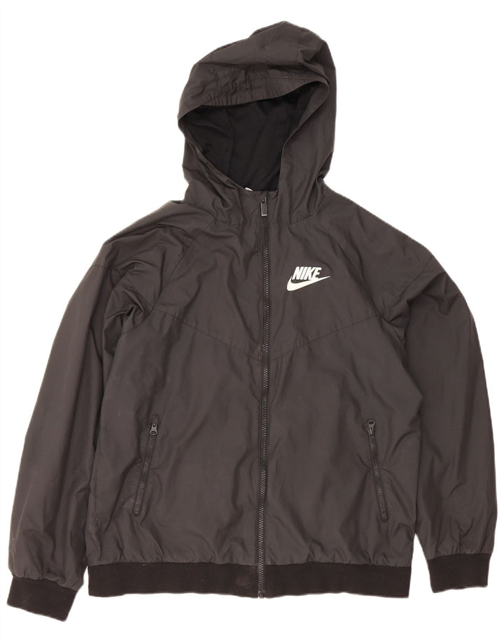 Jachetă de trening cu glugă Nike pentru băieți 13-14 ani XL poliester negru