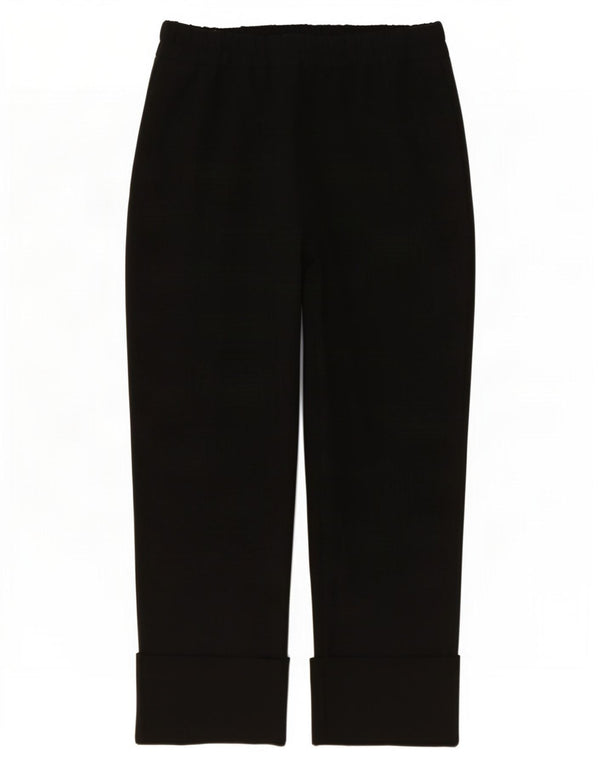 Pantaloni tăiați conici pentru femei cu talie înaltă Zara L30 L25 Negri