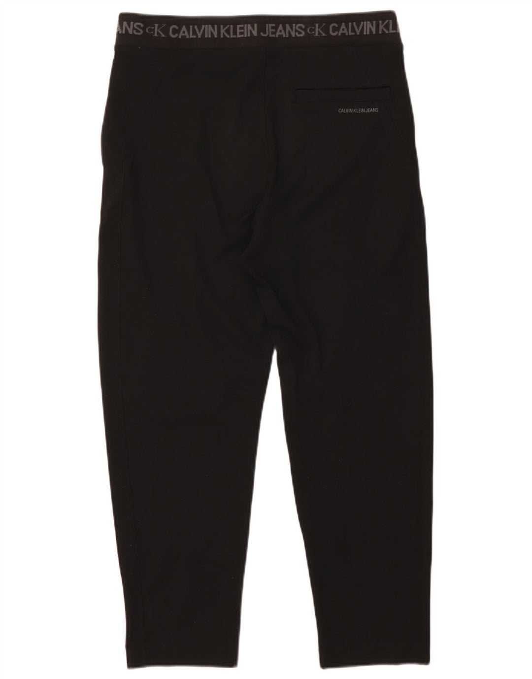 Pantaloni cropped Calvin Klein pentru bărbați, medii L32 L25, poliester negru