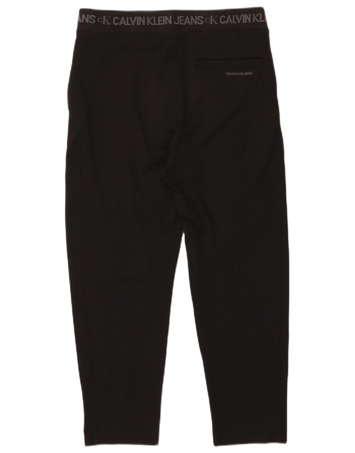 Pantaloni cropped Calvin Klein pentru bărbați, medii L32 L25, poliester negru