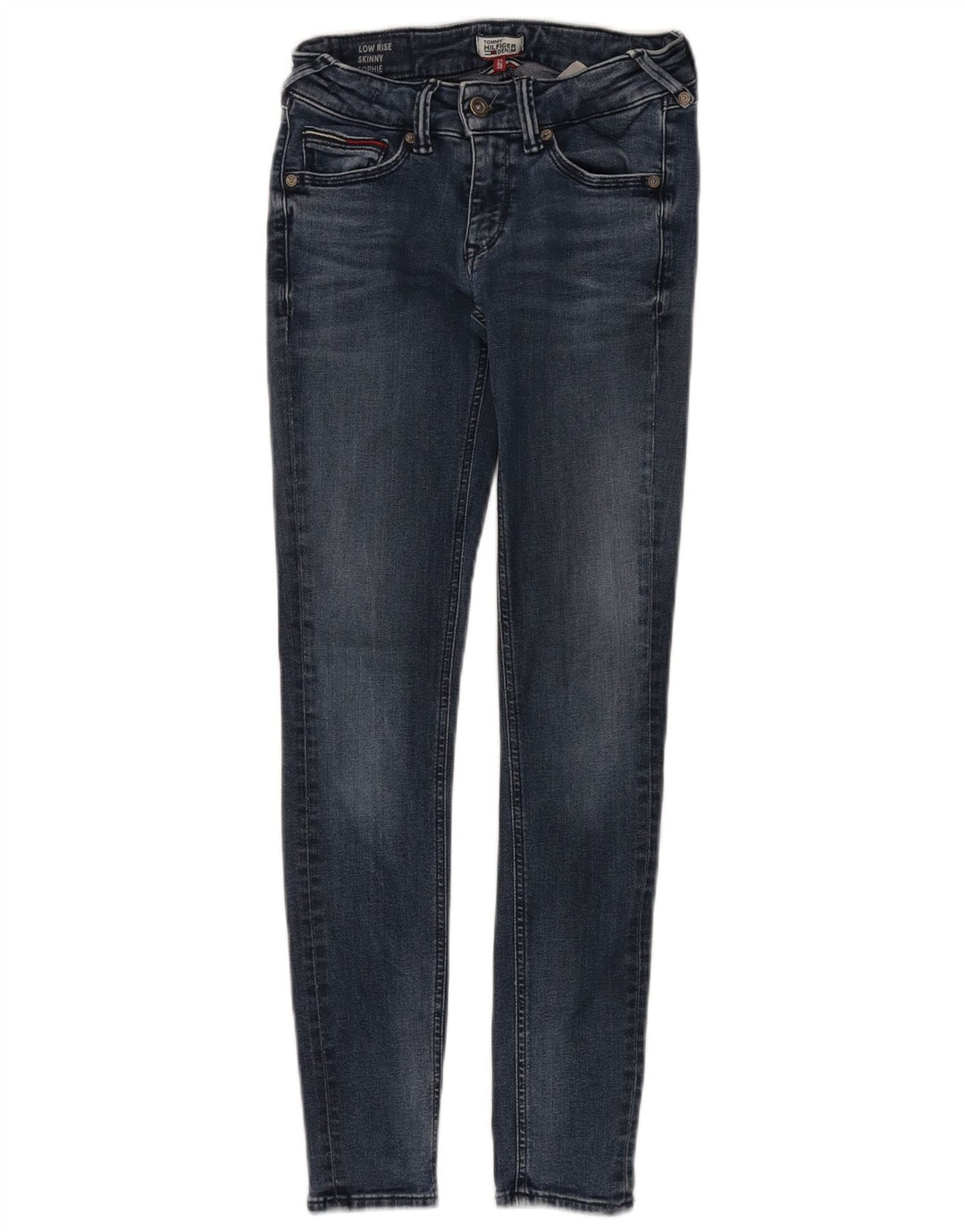 TOMMY HILFIGER Blugi skinny Sophie cu talie joasă pentru femei W27 L30, bumbac albastru