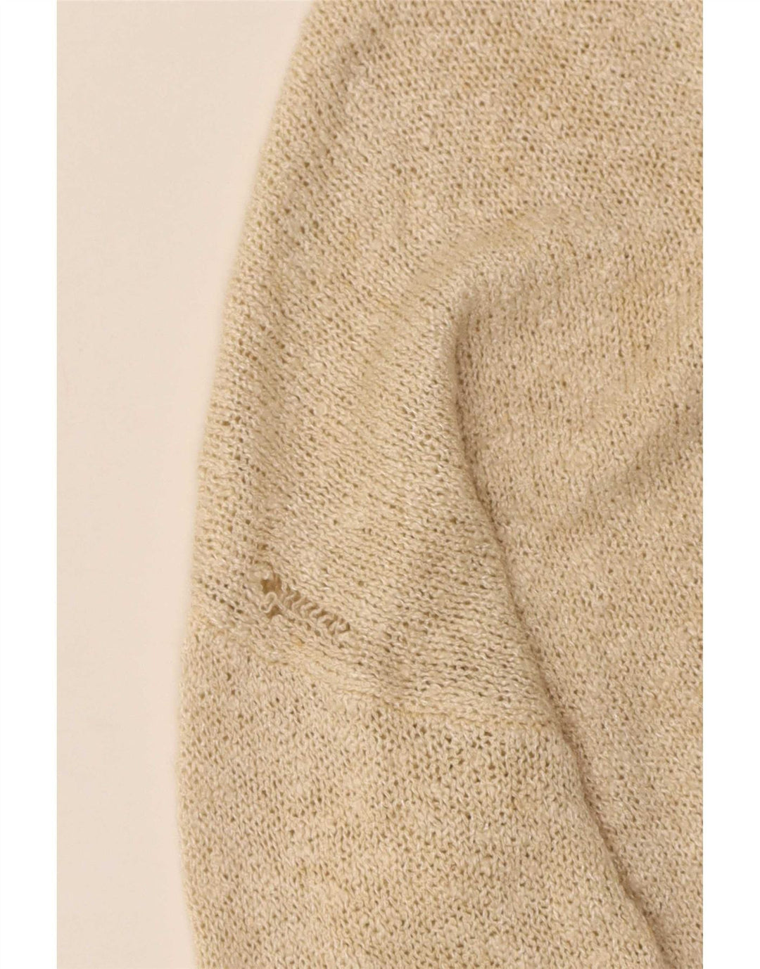 Pulover cardigan supradimensionat pentru femei Zara UK 14 Medium Bej Acrilic