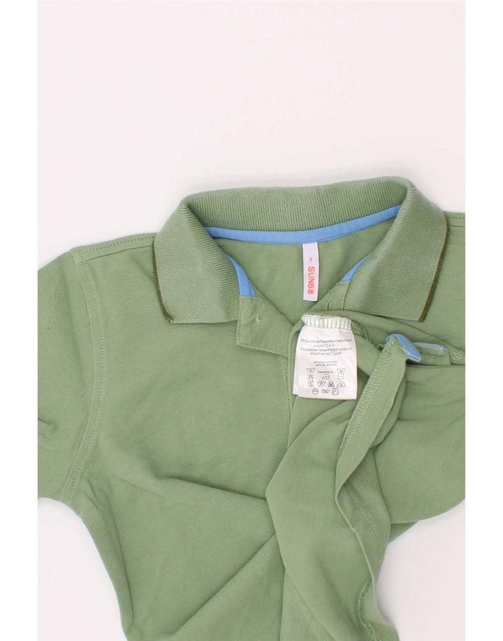 Sun68 Tricou Polo Baieti 5-6 Ani Verde Bumbac