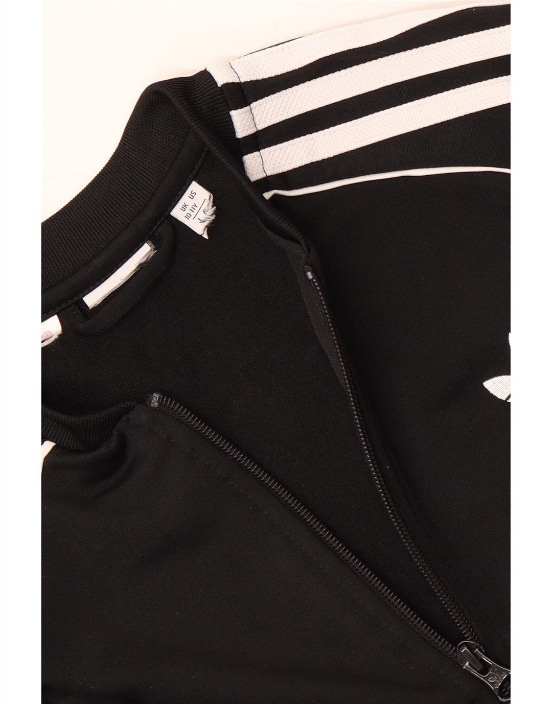 Jachetă Adidas Fete Trening Top 10-11 Ani Negru