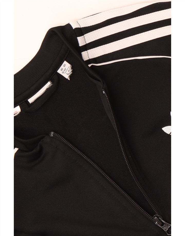 Jachetă Adidas Fete Trening Top 10-11 Ani Negru