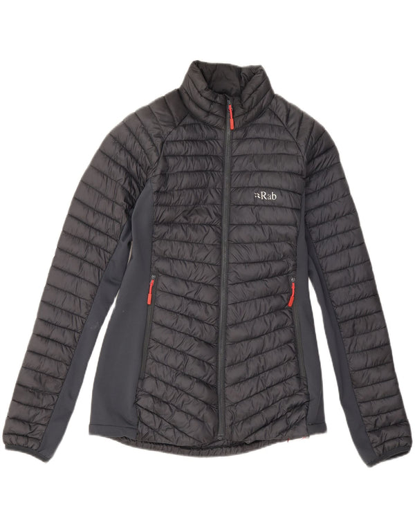 Jachetă căptușită supradimensionată pentru femei Rab UK 10 Small Gri Poliamidă