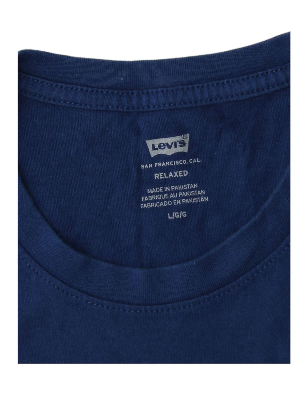 Tricou cu grafic relaxat pentru bărbați LEVI'S Top mare bleumarin