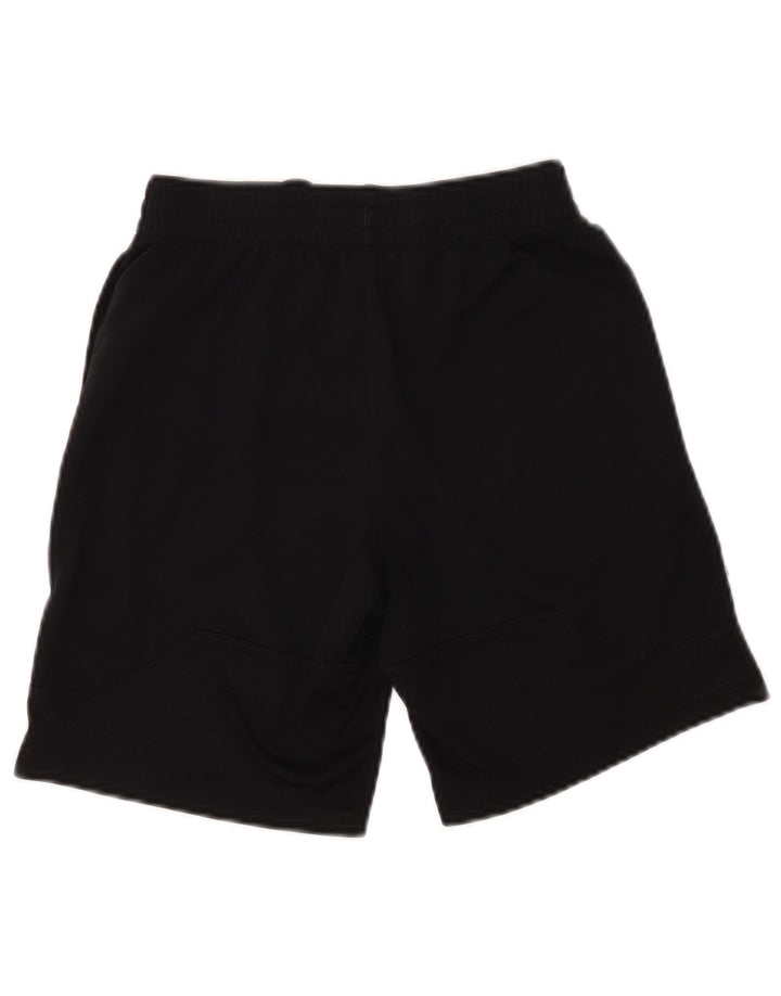Pantaloni scurți sport grafic NIKE pentru băieți 7-8 ani poliester negru