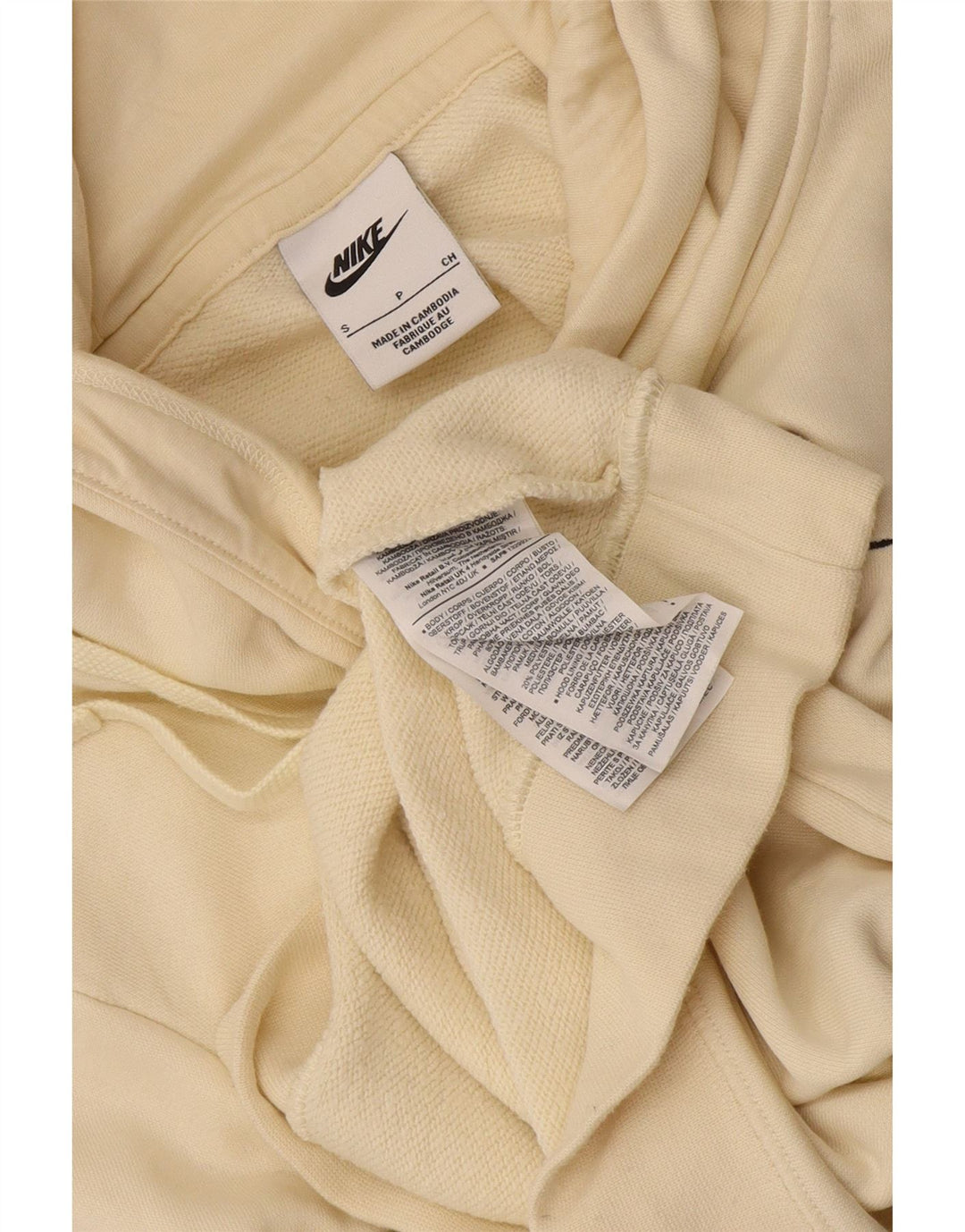 Pulover Nike pentru bărbați, bumbac, bej mic