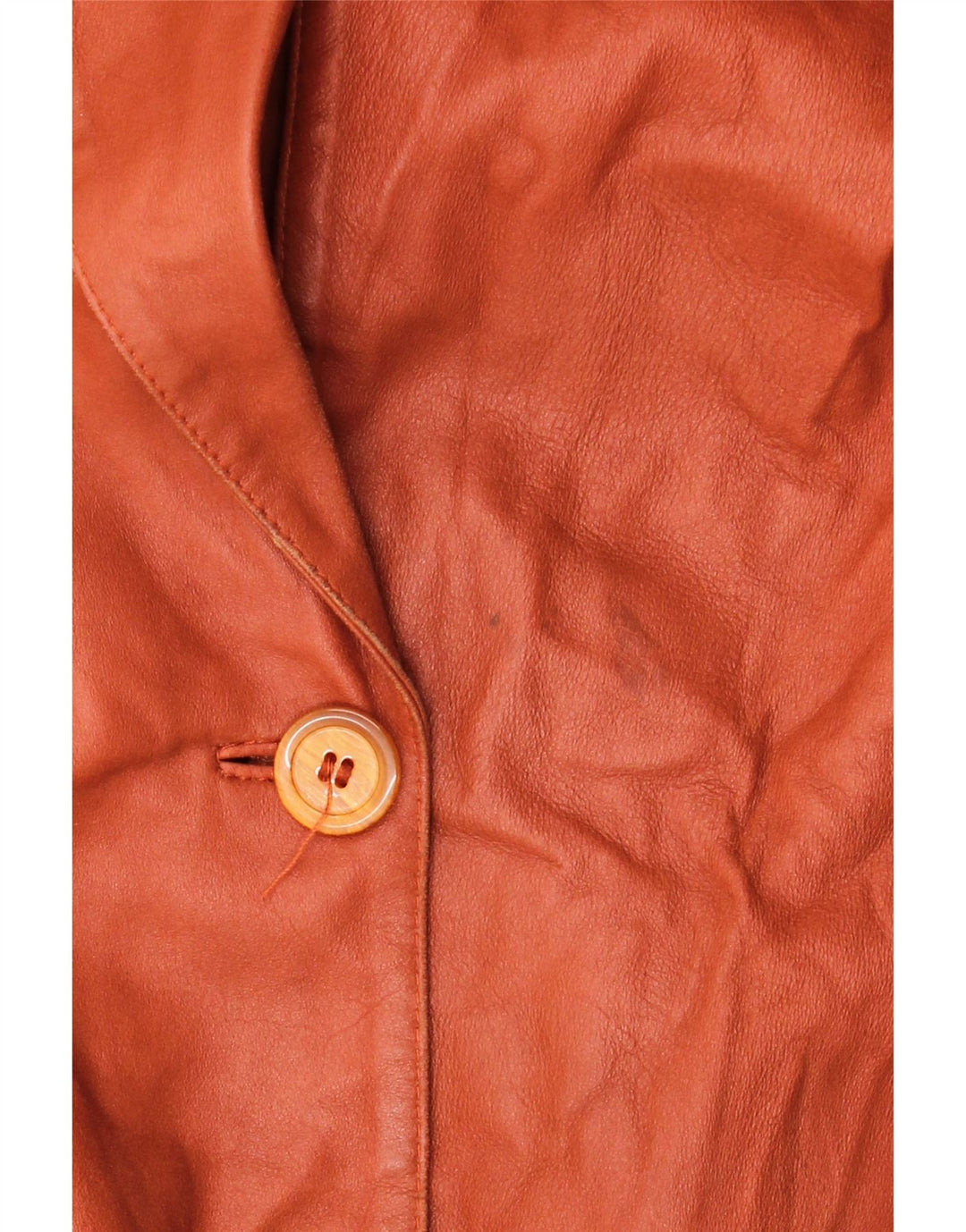 Jachetă pentru femei ELEGANCE PARIS cu 2 nasturi, UK 20 2XL, piele maro