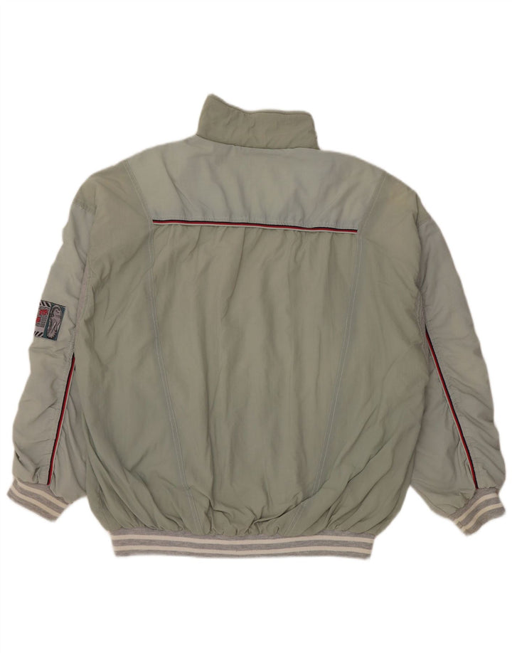 Jachetă de trening pentru bărbați VINTAGE, verde mare, color block