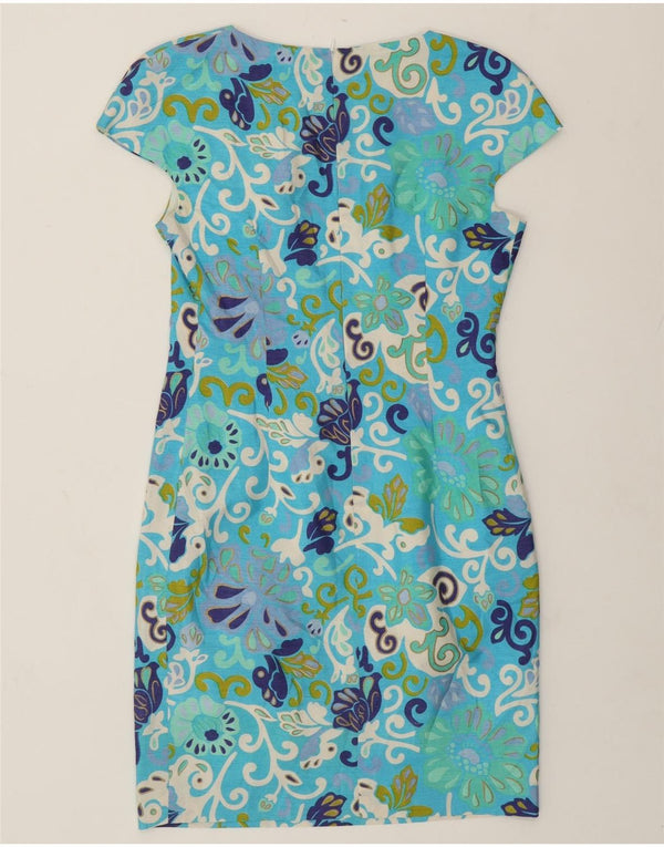 Rochie vintage pentru femei UK 10 Small Blue Floral